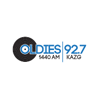 KAZG Oldies 92.7 FM & 1440 AM LOGO
