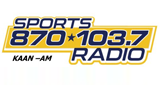 KAAN 870 AM & 103.7 FM LOGO