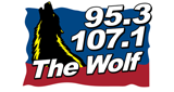 95.3 & 107.1 The Wolf LOGO